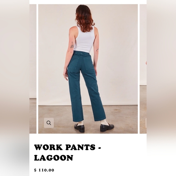 Big Bud Press Sun Baby Teal Green Cotton Work Pants Unisex XXS - Picture 12 of 15